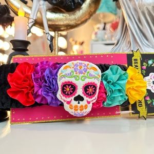 NEW Halloween Sugar Skull Beauty Spa Makeup Headband